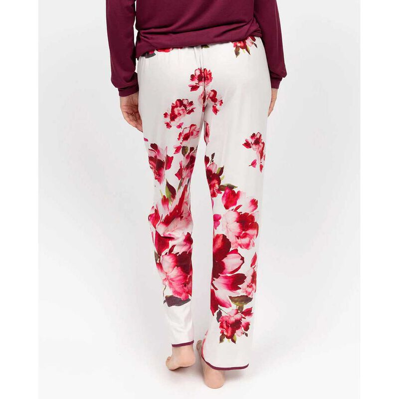 Cyberjammies Isabella Floral Printed Jersey Pyjama Bottoms image number 1